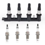 Ena Ignition Coil Pack And 4 Platinum Spark Plugs Compatible With Chevrolet C.... Fixed Price $147.38.