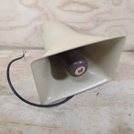 Fourjay 205/70-T Loudspeaker Paging Horn 16W Tan Watts Volts Dayton Ohio. Fixed Price $130.49.