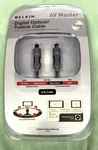 New Belkin Av Master Digital Toslink Optical Audio Cable 6 Ft P47528. Fixed Price $8.00.