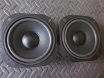 New (2) 5.25" Woofer Speakers Five Inch 5-1/4" 8OHM Square Frame Midbass Pair. Fixed Price $45.00.