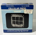 Nib Vintage Realistic Cellular Piezo Horn 8 Ohm 30/75 Watts Tweeter 40-1395. Fixed Price $25.00.