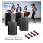 Herdio Outside Patio Speakers HOS-401 Wired 200 Watt Passive Power New. Fixed Price $89.99.