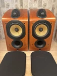 Bowers Wilkins B&w 705 S1 Bookshelf Speakers Cherry Wood Finish Working. Fixed Price $971.96.