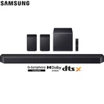 Samsung Q Series Soundbar 11.1.4 Ch Subwoofer + Rear Speaker 2025. Fixed Price $929.00.