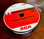Rca Gauge Speaker Wire Ft Spool AH14100SN, Open Box. Fixed Price $15.00.
