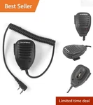 Reliable Baofeng Speaker Mic With Enhanced Audio Performance - 3.5MM Jack, Black. Fixed Price $18.98.