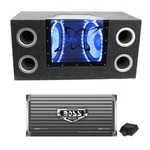 Pyramid BNPS102 10" 1000W Car Subwoofers Box And 2000W 2-OHM 2-CHANNEL Amp. Fixed Price $313.99.