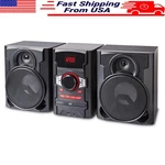 100W Cd Stereo System Bluetooth Usb Charger Led Lights Speakers Remote Black New. Fixed Price $141.97.