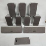 Lot Of 9 Magnavox CS200S Speakers 4 Rear 3 Front Center 8 Ohm -tested. Fixed Price $59.99.