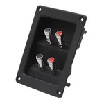 1PCS Car Audio Speaker Spring Binding Post 4 Terminal Connector Board Black. Fixed Price $23.65.