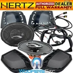 Pkg Hertz DCX690.3 6X9" Speakers + HD14H Harley Davidson Saddlebag Kit & Wires. Fixed Price $549.98.
