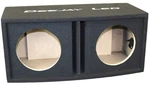 Double 10-IN Center Port Vented Round Empty Car Bass Speaker Box 9-1/8-IN.... Fixed Price $104.60.