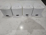 Dayton Audio 3.5 Cube Speaker Pair SAT3W White Satellite Surround. Fixed Price $100.02.