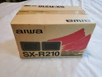 Aiwa SX-R210 Stereo Surround Speakers Black New Open Box. Fixed Price $29.99.
