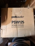 Beautiful Polk Audio PSW125 Cherry 12'' Inch Powered Subwoofer 300 Watts Working. Fixed Price $265.00.