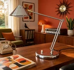 Tensor LT627-12 Desk Lamp Adjustable Arm Mcm Halogen Metal Ufo Dimmable Light Gc. Fixed Price $79.99.