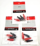 Lot Of Radio Shack 274-0384 Packs Solderless Phono Plugs Snap-in Housing. Fixed Price $18.99.