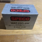 New Speco WAT-25D-8W Speaker Line Attenuator White Plastic 8OHM 25W. Fixed Price $17.95.