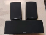 Fluance Set Of 3 Black Speakers Av-htb (2) Surround & (1) Center. Fixed Price $40.00.