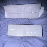 Sony Portable Mini Speaker Black Nfc Wired Audio Rectangular With Carry Case. Fixed Price $25.00.