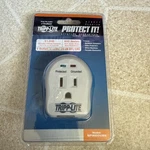 Tripp Lite Spikecube Direct Plug-in Lifetime Guaranteed Surge Protector 1 Outlet. Fixed Price $12.00.