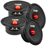4X DS18 6.5" Midrange Bullet 140W Rms 4-OHM PRO-GM6.4B Loudspeakers. Fixed Price $156.95.