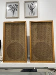 Vintage Acoustic Research AR-2 Speakers Pair Wood Cabinet Mid Century Tested/unt. Fixed Price $399.99.