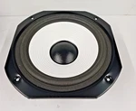 Grs 10" Square Frame Paper Cone Woofer Black With White. Fixed Price $22.95.