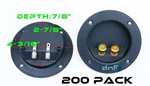 200 Pack Speaker Box Terminal Round Twist Cup Connector Subwoofer Enclosure Wire. Fixed Price $324.95.