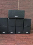 5 Bose Lifestyle Acoustimass Double Cube Speakers - Black. Fixed Price $125.00.