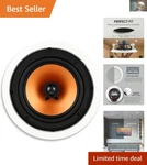 M-8C 2-WAY In-ceiling Speaker 8" Woofer, 1" Tweeter, Paintable Elegance. Fixed Price $99.89.