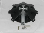 Cross Logo Cali Off-road Flat Matte Satin Black Wheel Rim Center Cap C109101MB. Fixed Price $29.00.