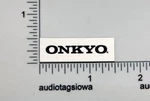 Onkyo Badge Logo Emblem For Turntable Dust Cover Custom Made Aluminum. Fixed Price $8.95.