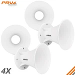 4X Prv Audio WGP14-50PR White 2 Exit Horn Waveguide. Fixed Price $39.64.
