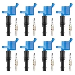 Ignition Coil Pack + Iridium Spark Plugs Ford F150 5.4L V8 2004-2008, F25.... Fixed Price $101.71.