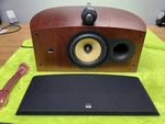 Bowers Wilkins B&w HTM4S Center Speaker Rosenut Low Hours Rare Mint Nautilus. Fixed Price $1125.00.