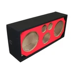 Deejay Led D10T2H1BRRED Dual 10" Woofer Enclosure With Horn And Tweeters. Fixed Price $180.81.