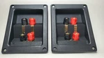 2-PACK Gold Plated Bi-amp Speaker Wire Terminal Cup Banana Binding Post. Fixed Price $18.50.