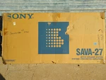 Sony SAVA-27 Active Speaker System Very Good Original Box W/ Remote. Fixed Price $895.00.