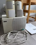 Altec Lansing ACS495 2.1 Desktop Speakers W/powered Subwoofer White-tested. Fixed Price $139.99.