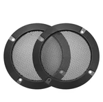 Facmogu 2PCS Black Round Speaker Grills Cover, Metal Mesh Inch,. Fixed Price $10.00.