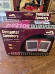 Cyber Acoustics CA2.2 2.0 Computer Speakers (2-SPEAKER) Magnetically Shielded. Fixed Price $15.99.