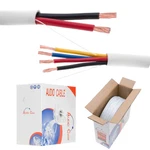 Speaker Cable 12 14 16 18 Awg Gauge CL2 In Wall Audio Wire 50FT-500FT White Lot. Fixed Price $127.24.