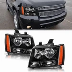 Headlight Assembly Tahoe Suburban 2007-2013 Dot Durable Oem Black Housing Amber. Fixed Price $124.58.
