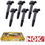 Ignition Coil Ngk Spark Plug For Toyota RAV4 Camry Avalon Highlander 3.5L V6. Fixed Price $154.30.