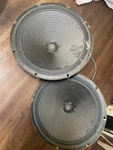 Pair Of Vintage Oxford 12K5-10 Gold Speaker, 1966. Fixed Price $125.00.