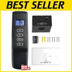 Backlit Remote Thermostat Kit For Easy Control Of Gas Fireplaces - Modern Style. Fixed Price $91.19.