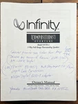 Infinity Overture 3OVTR Speaker Owner / User Manual *original* #1. Fixed Price $19.97.