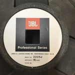 Jbl 2225 15 Inch 16 Ohm Professional Series Bass Driver Used. Fixed Price $250.00.