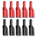10PCS 4MM Banana Male Plug Shrouded Fully Insulated Stackable Connector. Fixed Price $13.99.